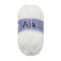 AJA fehér fonal, 50 g / 217 m