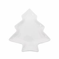 Altom Xmas tree Porcelán tálka, 19,5 x 16,5 x 2 cm, fehér