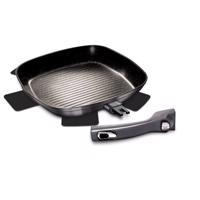 Berlinger Haus Carbon PRO Line grill serpenyő levehető nyéllel, 28 cm