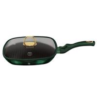 Berlinger Haus  Emerald Collection Grillserpenyő fedővel és titan felülettel, 28 cm