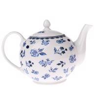 Floral porcelán teáskanna, 1 l