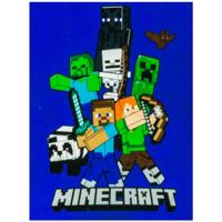 Minecraft Time to Mine gyerek takaró, 100 x 140 cm