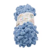 PUFFY fonal kék szürke, 100 g / 9 m, kék