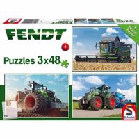 Schmidt Puzzle Fendt traktorok, 144 részes