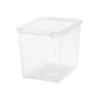 SmartStore Classic tárolódoboz fehér klipszekkel, 25 l, 25 l