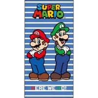 Super Mario és Luigi gyerek törölköző, 70 x 140 cm