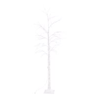 TEMPO-KONDELA WHITE BIRCH, LED karácsonyi fa, nyírfa, 90 cm