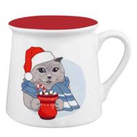 Toro Xmas Cat kerámia bögre, 290 ml