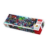 Trefl panorámás puzzle Marvel világa, 1000 részes