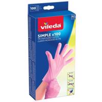 Vileda Simple kesztyű M/L 100 db